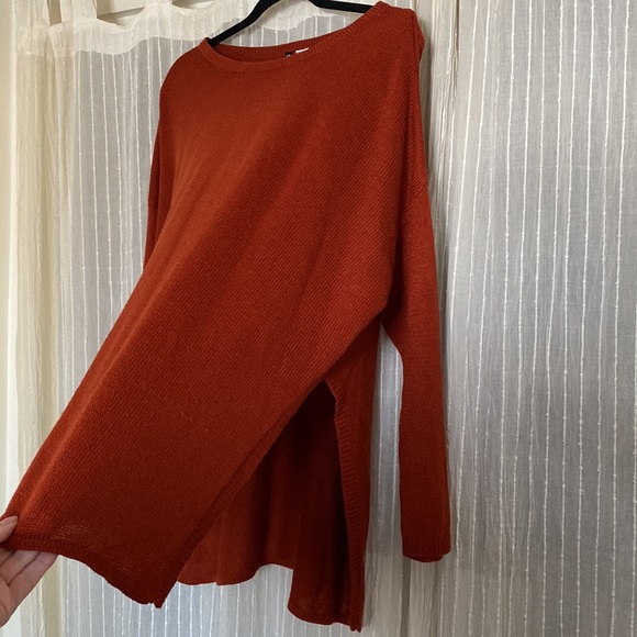 H&M Burnt Orange Sweater, Size L - Picture 4 of 6
